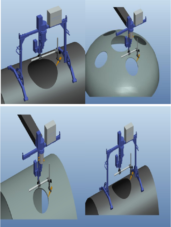 Portable Saddle-Shape Cutting Machine