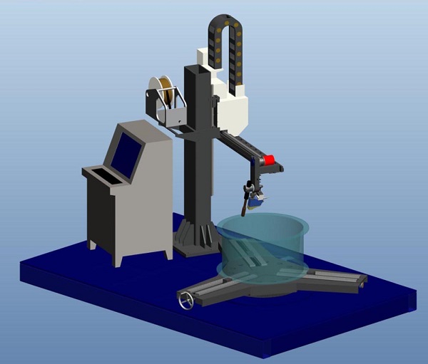 Large Flange Automatic Welding Robot