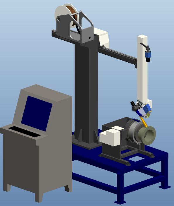 Round Flange Automatic Welding Robot