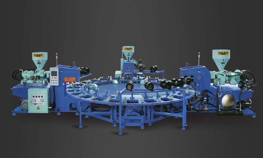 Three-Color Upper Molding Machine